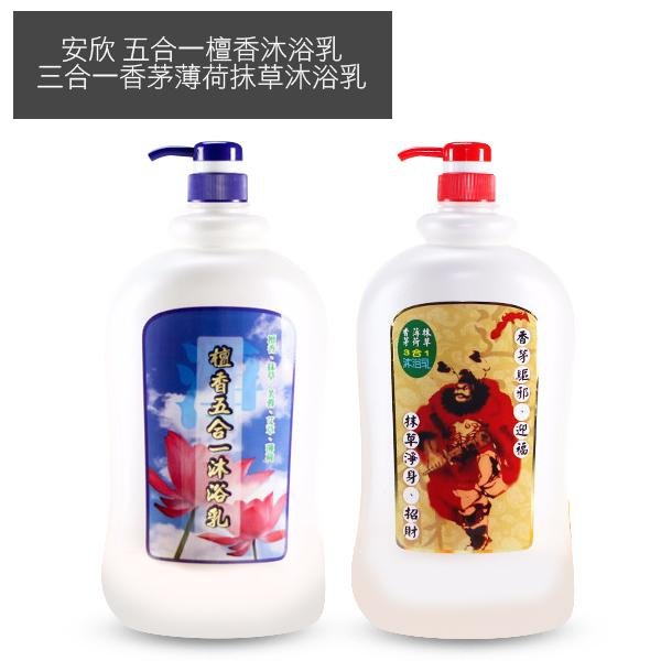 安欣 五合一檀香沐浴乳/三合一香茅薄荷抹草沐浴乳 2000ml 抹草 艾草 涼感沐浴【V471966】YES 美妝