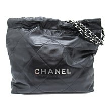 CHANEL 香奈兒AS3260 CHANEL22 Chain 牛皮 黑色 鏈條包  日本現貨 包郵包稅 9.5成新【BRAND OFF】