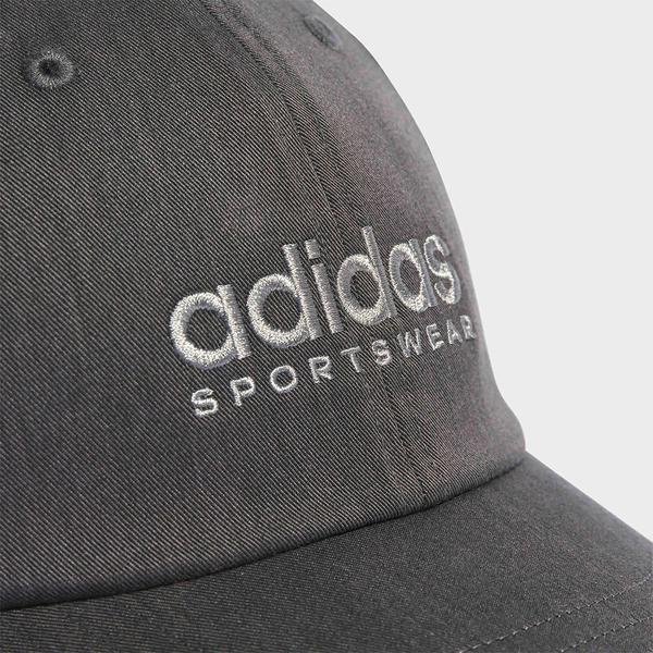 Adidas 帽子 老帽 單寧帽 刺繡Logo 藍/灰【運動世界】HT2041/IC9701