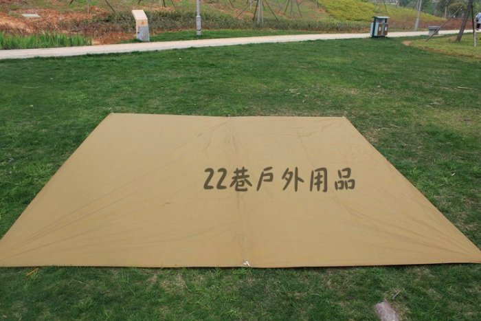 [ 22巷 ]~ 多用背塗銀膠地墊布300cm x 300cm / 可搭天幕帳、炊事帳。