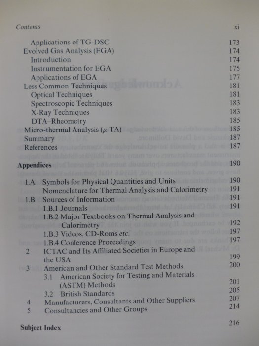 【月界】Principles of Thermal Analysis and Calorimetry〖大學理工醫〗AGW