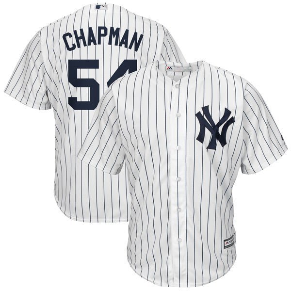 Aroldis Chapman Majestic White Cool Base Home Player Jersey