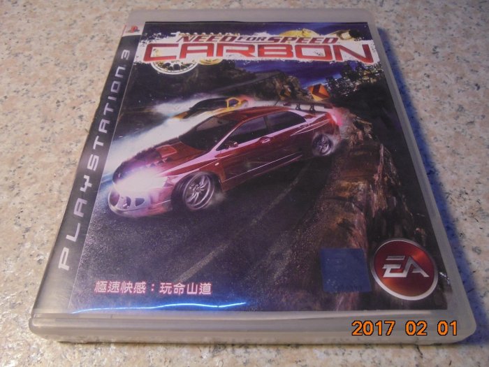 PS3 極速快感-玩命山道 Need for Speed Carbon 英文版 直購價1000元 桃園《蝦米小鋪》