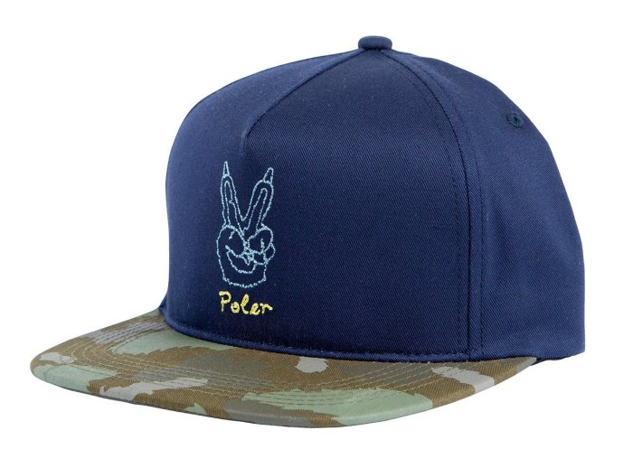 =CodE= POLER PEACE PAW SNAPBACK 迷彩棒球帽(藍綠)635037.美國OUTDOOR.男女