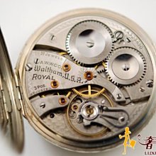 ＊奢華大道國際精品＊【W0218】Waltham華爾頓14K古董懷錶