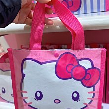 ♥小花花日本精品♥ Hello Kitty 方形手提袋 便當袋 野餐袋 小購物袋 大臉圖 大阪限定 ~ 8