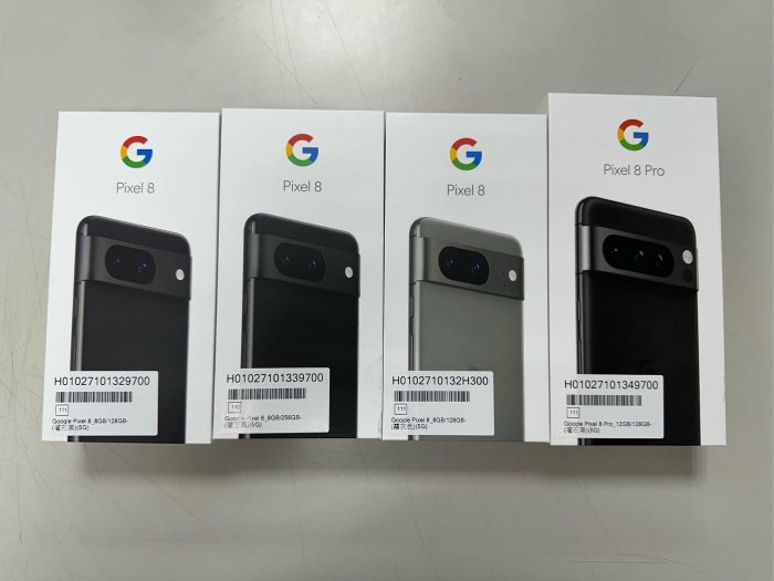 全新未拆Google Pixel 8 /8 Pro  128GB-256GB/ 曜石黑 霧灰色玫瑰粉 陶瓷米 海灣藍