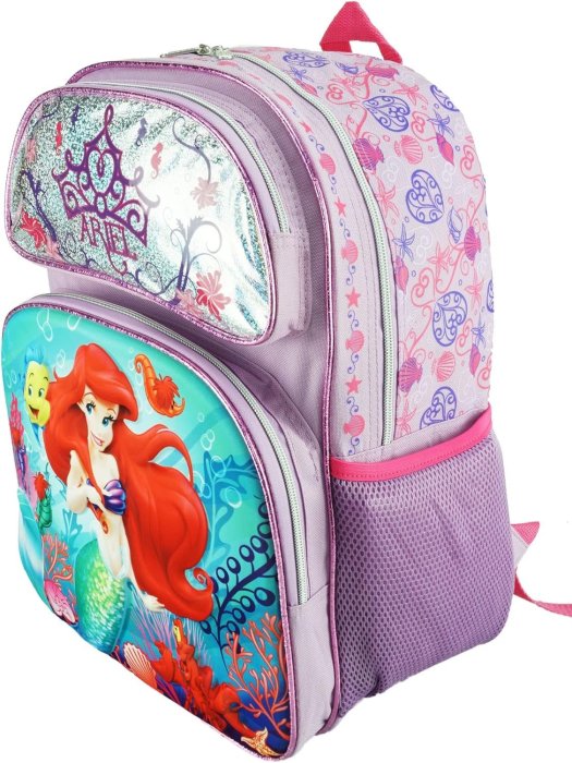 預購 美國帶回 Disney Ariel 迪士尼 美人魚 愛麗兒 幼稚園後背包 書包 旅行包 遠足背包 生日禮