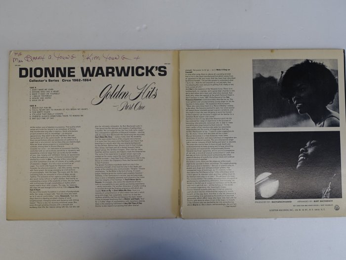 【柯南唱片】dionne warwick golden hits(狄昂華薇克)＞＞美版LP