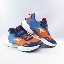 KangaROOS KK41502 中大童 運動鞋 透氣機能鞋墊 後跟支撐 橘/藍【iSport愛運動】