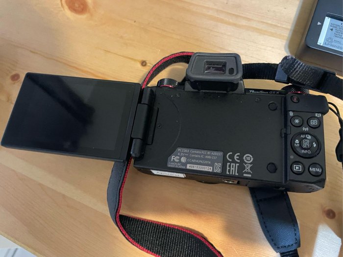 Canon powershot G5X 小單眼 卡片機 二手 自用機 少用完整盒裝 2顆電池及充電器 相機袋