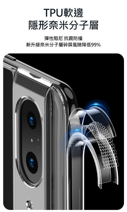 WLONS Google Pixel 8 雙料保護套 手機殼 手機保護殼 透明保護殼 鏡頭加高設計