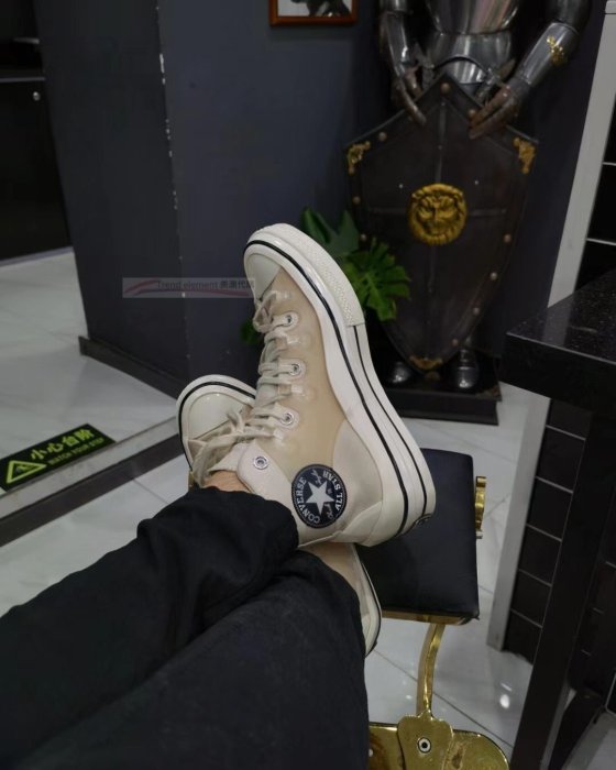 Converse 1970s x Kim Jones 聯名 厚底 增高 黑 白 經典 復古 高筒 情侶 ~T/E代購~