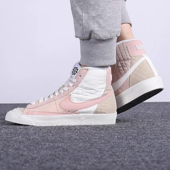 【豬豬老闆】NIKE BLAZER MID 77 LX NN 拼接 高筒 休閒鞋 女 粉DO7445-261 綠-311