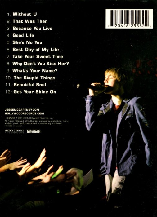 傑西麥卡尼Jesse McCartney / Live:The Beautiful Soul Tour(無附件)