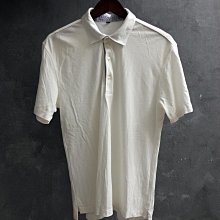 CA 無印良品 MUJI 白色 純棉 短袖polo衫 L號 一元起標無底價Q781