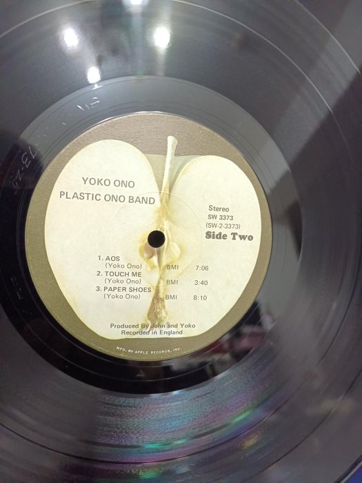 ~花羨好物~John Lennon《約翰藍儂和小野陽子的音樂專輯》「為什麼」 LP黑膠唱片 一170