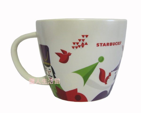 儷人館 ~ 星巴克馬克杯 Starbucks 馬克杯 2011 星巴克 耶誕讚頌馬克杯 12oz 超取 面交 郵票