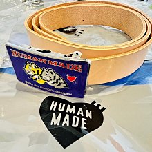 貳拾肆潮流-日本東京裏原宿NIGO HUMAN MADE 兩隻老虎 愛心 皮帶