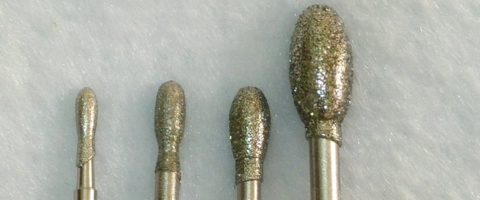 蛋形O針 2mm 3mm 柄2.35mm 鑽石磨頭 玉石吊磨機刻字筆配件/小型五金雕刻工具/石材雕刻機工具