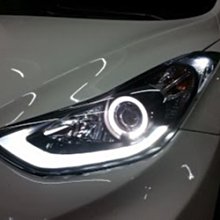 新店【阿勇的店】ELANTRA 2011~2015年 HYUNDAI 現代 黑框光圈魚眼R8款大燈 elantra 大燈