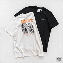 貳柒商店) ADIDAS ADV TEE 2 男款 三葉草 山景 刺繡 短袖 塗鴉 寬鬆 IK8590 IK8589