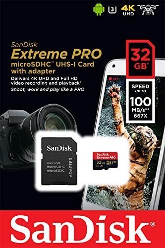 SanDisk Extreme PRO microSDHC 32GB 記憶卡 TF 32G U3 A1 V30 100MB/s 公司貨 SDSQXCG