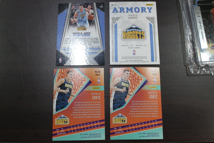 Nikola Jokic 金塊中鋒~特卡3/Revolution/Prizm Silver/限量99張球衣卡~LOT4~