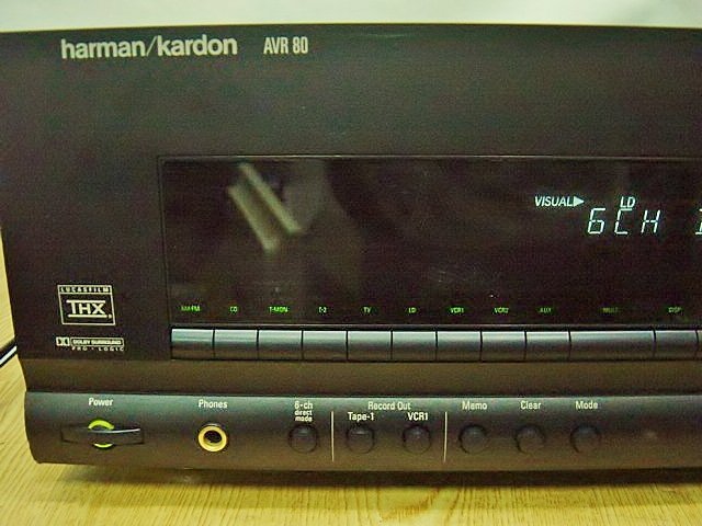 保固３個月【小劉二手家電】日本製 HARMAN/KARDON 5.1 聲道擴大機,AVR80型,故障機也可修理!