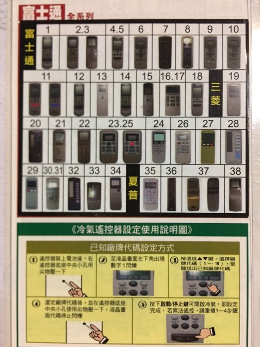 【Jp-SunMo】律魔大師～富士通FUJITSU冷氣專用遙控器_適用AR-RY10、AR-RY20、AR-DJ6