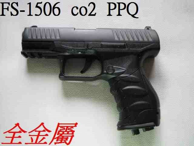 生存遊戲-MADE IN TAIWAN AC-1005 PPQ全金屬CO2直壓槍 (BB槍BB彈瓦斯CO2空氣玩具