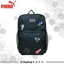 PUMA 後背包 Patch 運動背包 刺繡徽章 大學包 雙肩包 079514 得意時袋