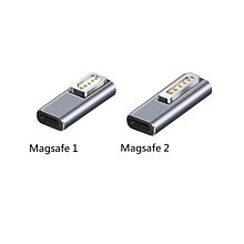 【小樺資訊】含稅PD誘騙轉接頭磁吸頭適用於macbook筆電充電typec母轉換magsafe