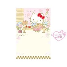 ♥小花花日本精品♥Hello Kitty 雙子星 燙金明信片卡片組 ~3