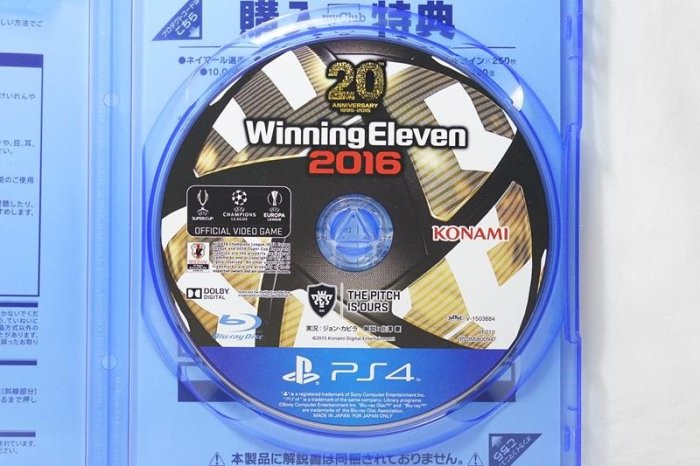 PS4 世界足球競賽 2016 Winning Eleven 2016 英日文字幕語音