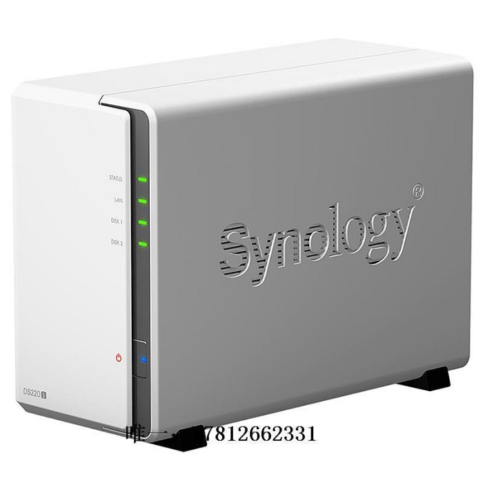電腦零件Synology群暉DS220J家用nas網絡存儲DS218J升級群暉NAS個人云存儲筆電配件
