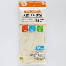 【JPGO】日本進口 不動化學 拋棄式薄型橡膠手套 家事手套 6枚入~M 23.5cm#840