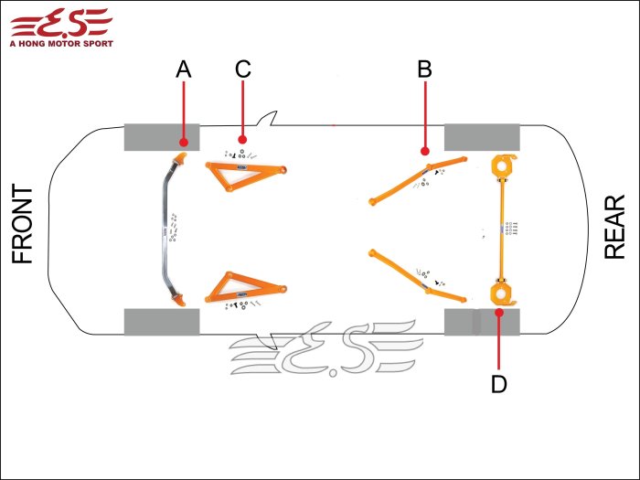 阿宏改裝部品 NEW VIOS KYB Strut Plus Sport 白筒 運動版避震器總成 加強型 6期0利率