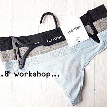 ☆【CK女生館】☆【Calvin Klein刺繡logo織帶丁字褲/丁字內褲】☆【CKGU003M9】(S-M)三件組