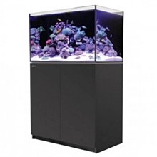 【魚店亂亂賣】Red Sea紅海REEFER 250海水超白玻璃珊瑚礁岩套缸90X50X53cm(黑色)提問享折扣碼