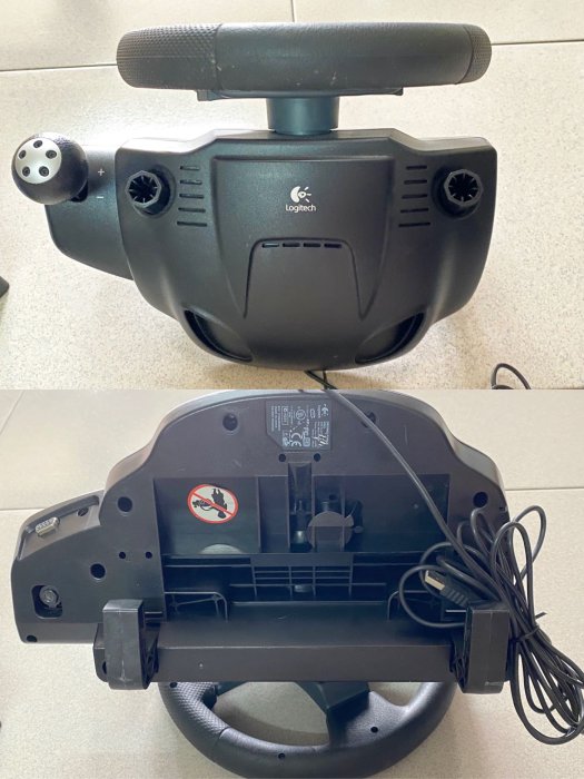 Sony PlayStation 2 GT4 driving force pro賽車方向盤組 羅技聯名款 零件機，故障需維修處理