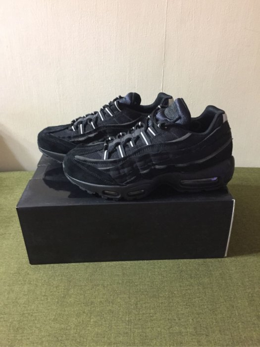 全新正品CDG x Nike Air Max 95 W 黑色UK6 25.5CM 川久保玲女鞋現貨