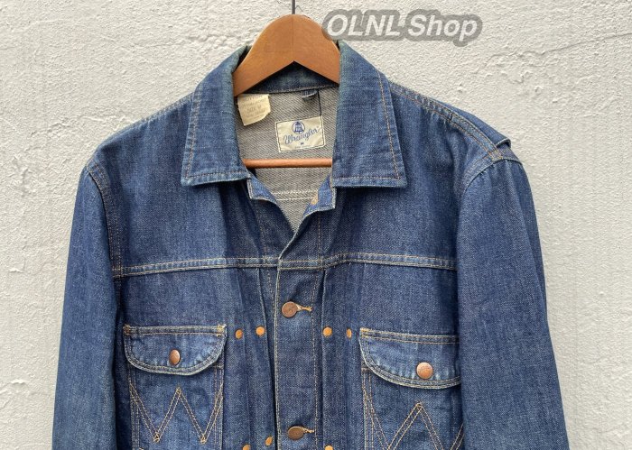 OLNL Shop】歐版復刻Wrangler 藍哥11MJ 12oz 原色牛仔外套雙口袋美式