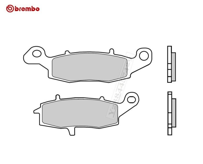 Brembo 後來令片 入侵者 鈴木 M1500 M90 C1500T C90 T 後煞車皮後剎車片 Boulevard