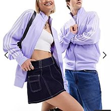 (嫻嫻屋) 英國ASOS-adidas Originals 紫色運動夾克夾克外套AD24