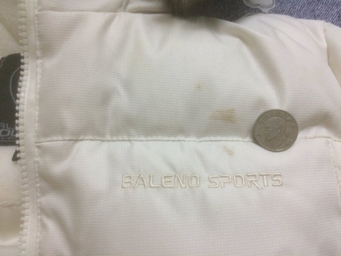 缺貨 全新 羽絨外套 長版外套 Baleno 班尼路 米白色 M號 (UNIQLO GIORDANO LATIV)