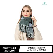 強尼拍賣~SXLLNS 韓版中方格圍巾(200x70cm)