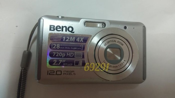 BenQ數位相機~1200萬畫素請看說明，數位相機，相機，攝影機~BenQ數位相機（可插SD記憶卡功能正常）
