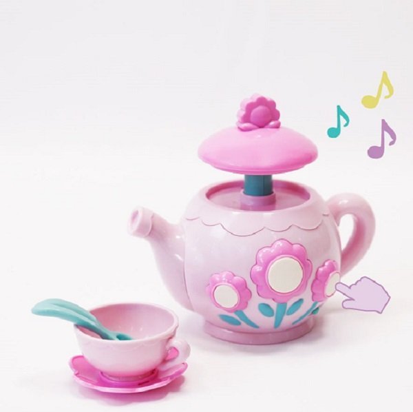 【子供の部屋】美國B.TOYS  Play Circle 系列 愛莉絲的音樂茶壺  兒童 家家酒 玩具