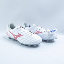 Mizuno P1GB242560 MONARCIDA NEO III 中大童足球鞋 3E楦 白紅【iSport愛運動】